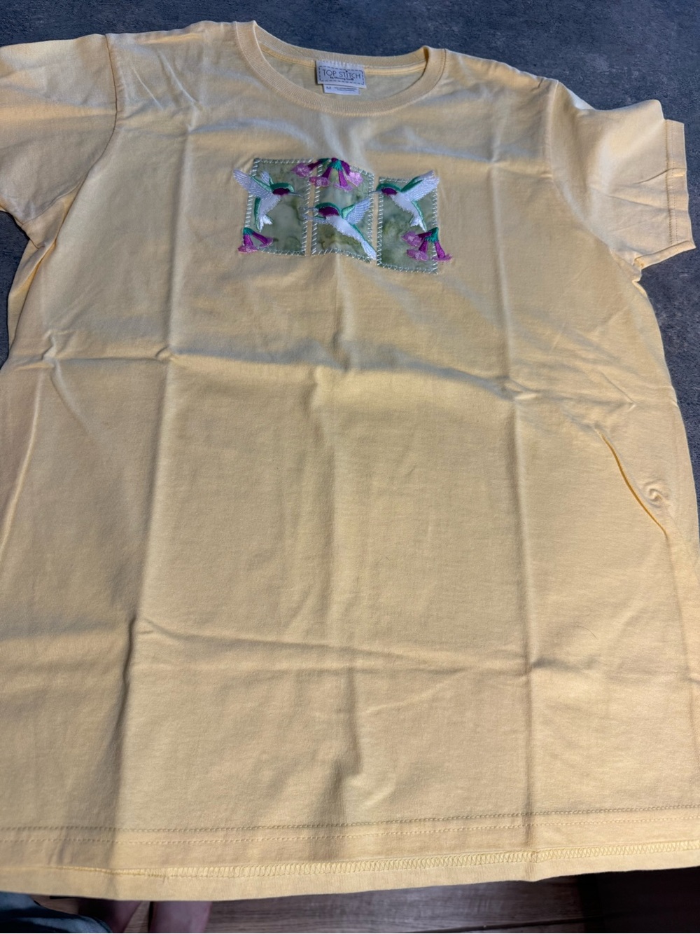 Women’s vintage Yellow Hummingbird Tee